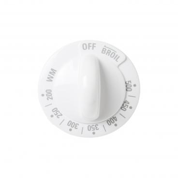 GE JBS07H2WW Temperature Control/Thermostat Knob Assembly (White) Genuine OEM