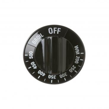 GE JBS15F1WH Temperature Control Knob (Black) - Genuine OEM