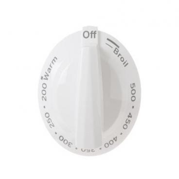GE JBS45DF1WW Temperature Control Knob (White - Genuine OEM
