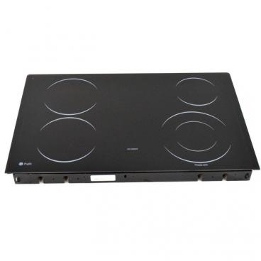 GE JD630DF6BB Maintop Glass Assembly (Black) - Genuine OEM