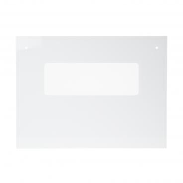 GE JDP39WW1WW Outer Door Glass (White) - Genuine OEM