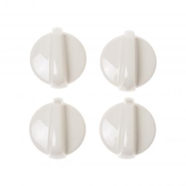 GE JGB920KEC3CC Burner Control Knob (4 Pack, Bisque) - Genuine OEM