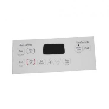 GE JGBP25DEM8WW Touchpad Control Overlay (White) Genuine OEM