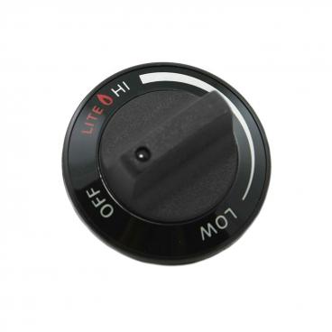 GE JGBP30WEP1 Burner Control Knob (Black - Genuine OEM