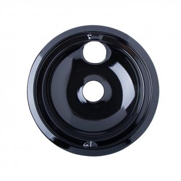 GE JMP28GR3WH Burner Drip Bowl (8 in, Black) - Genuine OEM
