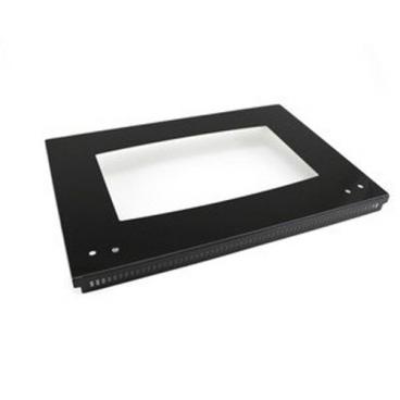GE JS630DF1BB Oven Door Outer Panel (Black) - Genuine OEM