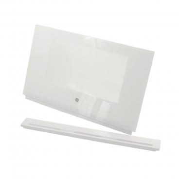 GE JS630DF3WW Outer Door Panel Assembly (White) - Genuine OEM