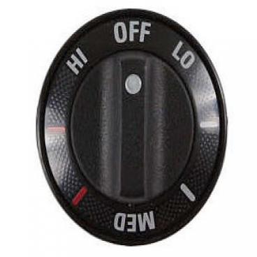 GE JSS16PW4WH Infinite Control Knob (Black) - Genuine OEM