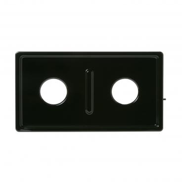 GE JXGB89B Double Drip Pan (Black) - Genuine OEM