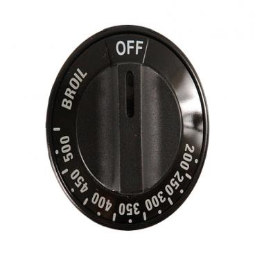 GE LGB146BEA1WH Temperature Control Knob (Black) - Genuine OEM