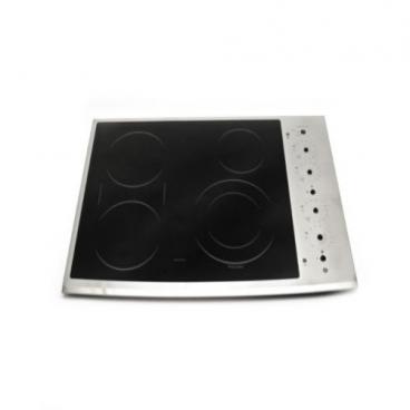 GE PP932BM2BB Glass Cooktop Assembly (Black, Stainless) - Genuine OEM