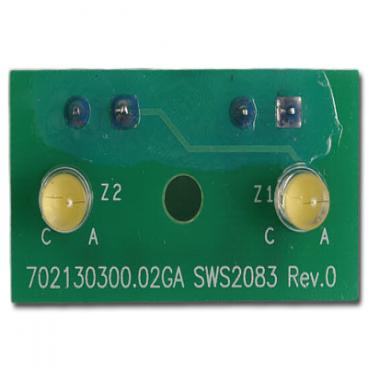 GE RCA24VGBBFBB Refrigerator Dispenser Light Board Genuine OEM