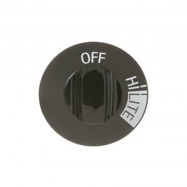 Hotpoint RGA520EW2 Top Burner Control Knob (Black - Genuine OEM