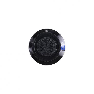 Hotpoint RGB524PJ1 Burner Control Knob (Black - Genuine OEM