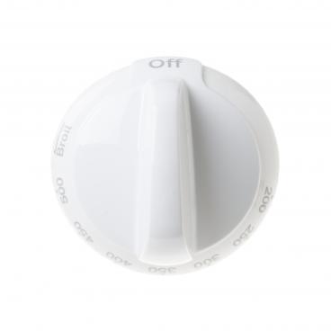 Hotpoint RGB525DEH1WW Temperature Control Knob (White) - Genuine OEM