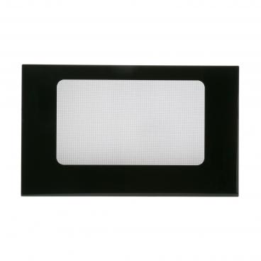 Hotpoint RGB790WEK7WW Outer Door Glass (Black) Genuine OEM