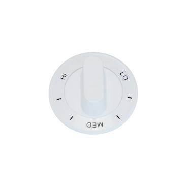 Kenmore 911.4652591 Burner Control Knob (White) - Genuine OEM