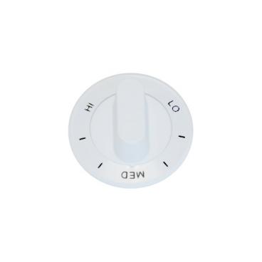 Kenmore 911.4658816 Burner Control Knob (White) - Genuine OEM