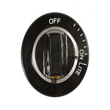 Roper F6558W1 Burner Control Knob (Black - Genuine OEM