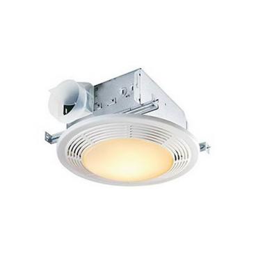 Broan Part# 8664RP 100 CFM Fan/Light, Round White Grille (OEM)