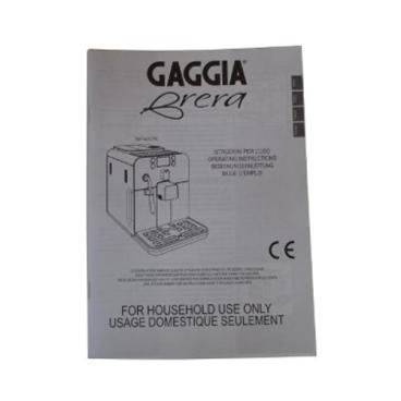 Saeco Part# 996530057865 Manual - Genuine OEM