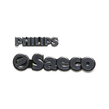 Saeco Part# 996530068191 Adhesive Plate Logo (Silver) - Genuine OEM