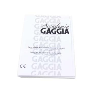 Saeco Part# 996530072778 Manual - Genuine OEM