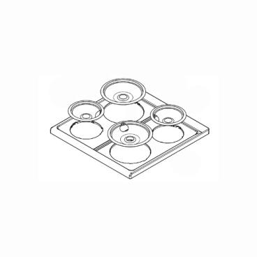 Frigidaire Part# A02480704 Top (Black) - Genuine OEM