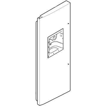 LG Part# ADD72912806 Door Assembly (Left) - Genuine OEM