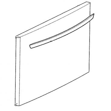 LG Part# ADD73358044 Door Assembly - Genuine OEM