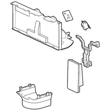 LG Part# ADW73149904 Ice Funnel Assembly - Genuine OEM