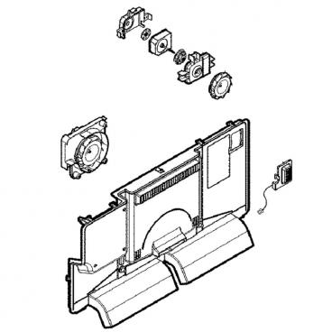 LG Part# AEB73564904 Fan Grille Assembly - Genuine OEM