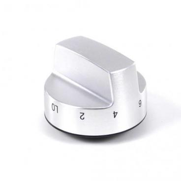 LG Part# AEZ74453501 Burner Knob (Stainless) - Genuine OEM