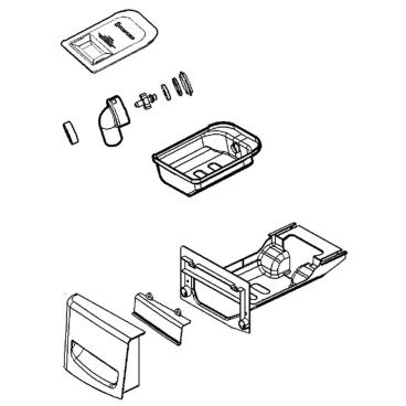 LG Part# AGL34328033 Drawer Panel Assembly - Genuine OEM