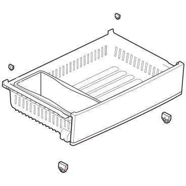 LG Part# AJP75234903 Drawer Tray Assembly - Genuine OEM