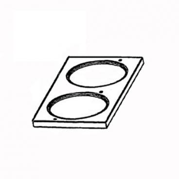 Viking Part# B2105290 Phase II Grate Support - Genuine OEM