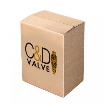 C & D Valve Part# CD1424 Male Flair (OEM) 1-4