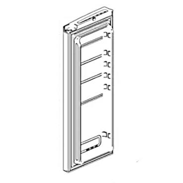 Samsung Part# DA91-05437A Right Door Assembly - Stainless OEM