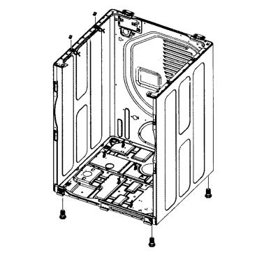 Samsung Part# DC97-18970A Frame Assembly - Genuine OEM