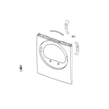 Samsung Part# DC97-19239A Front Frame Assembly - Genuine OEM