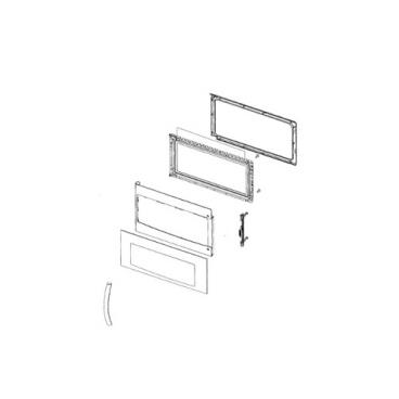 Samsung Part# DE94-03159A Door Assembly - Genuine OEM