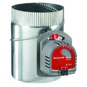 Honeywell Part# EARD8TZ 8 inch Round Fresh Air Damper 24v2 Wire (OEM)