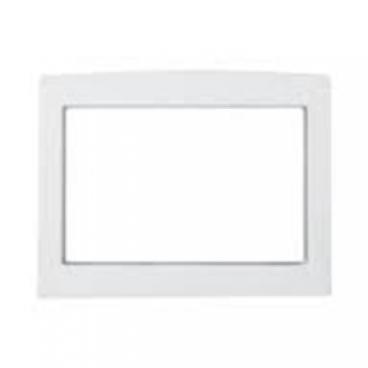 GE Part# JX7230DFWW 30in Built-in Microwave Trim Kit - White (OEM)