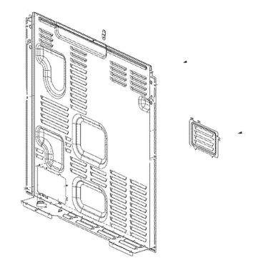 LG Part# MCK68473907 Rear Cover Panel - Genuine OEM