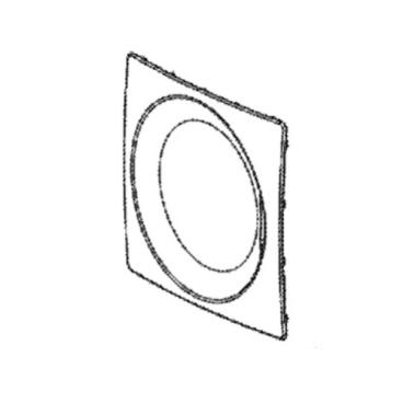 LG Part# MDQ63477001 Door Frame (Outer) - Genuine OEM