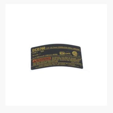 Dewalt Part# N028209 Name Plate - Genuine OEM