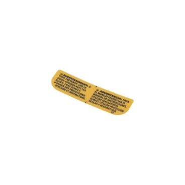 Dewalt Part# N078823 Warning Label - Genuine OEM