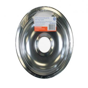GE Part# PM32X13002GDS AO Chrome Pan (OEM) w/Ring Combo PK 8 Inch
