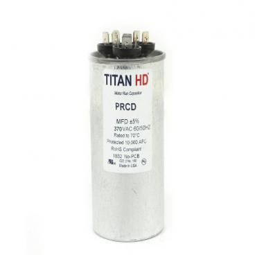 Packard Part# PRCD6075A Round Run Capacitor (OEM) 60+7.5MFD,370V