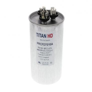 Packard Part# PRCFD7010A Round Run Capacitor (OEM) 70+10 MFD 440V